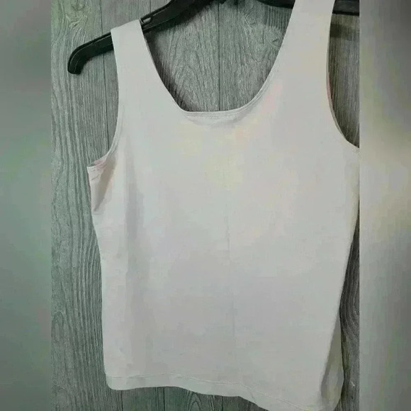 Chicos buttery soft pale pink tank top size 1 - Picture 4 of 5